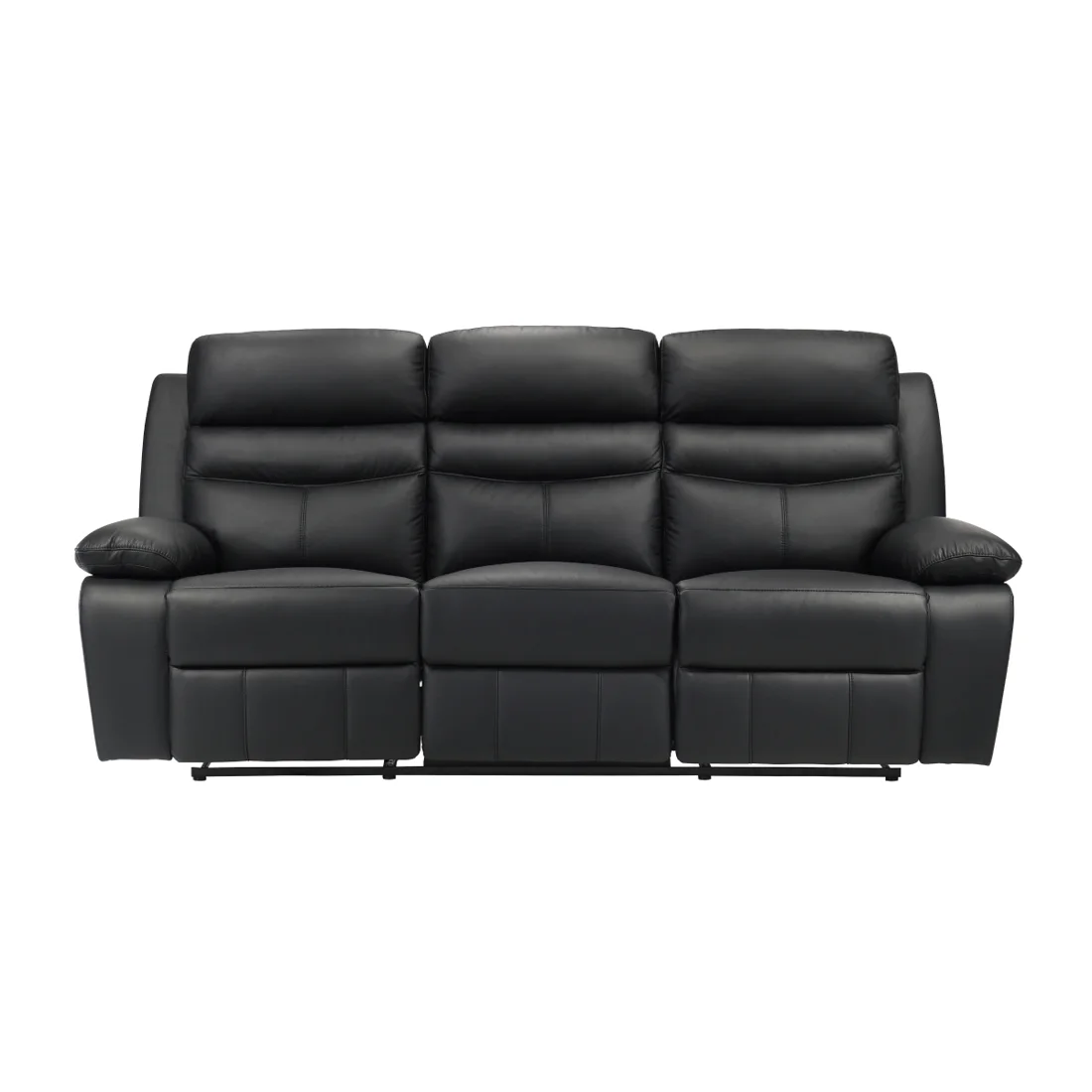 Hancock Reclining Sofa, Black, view 1