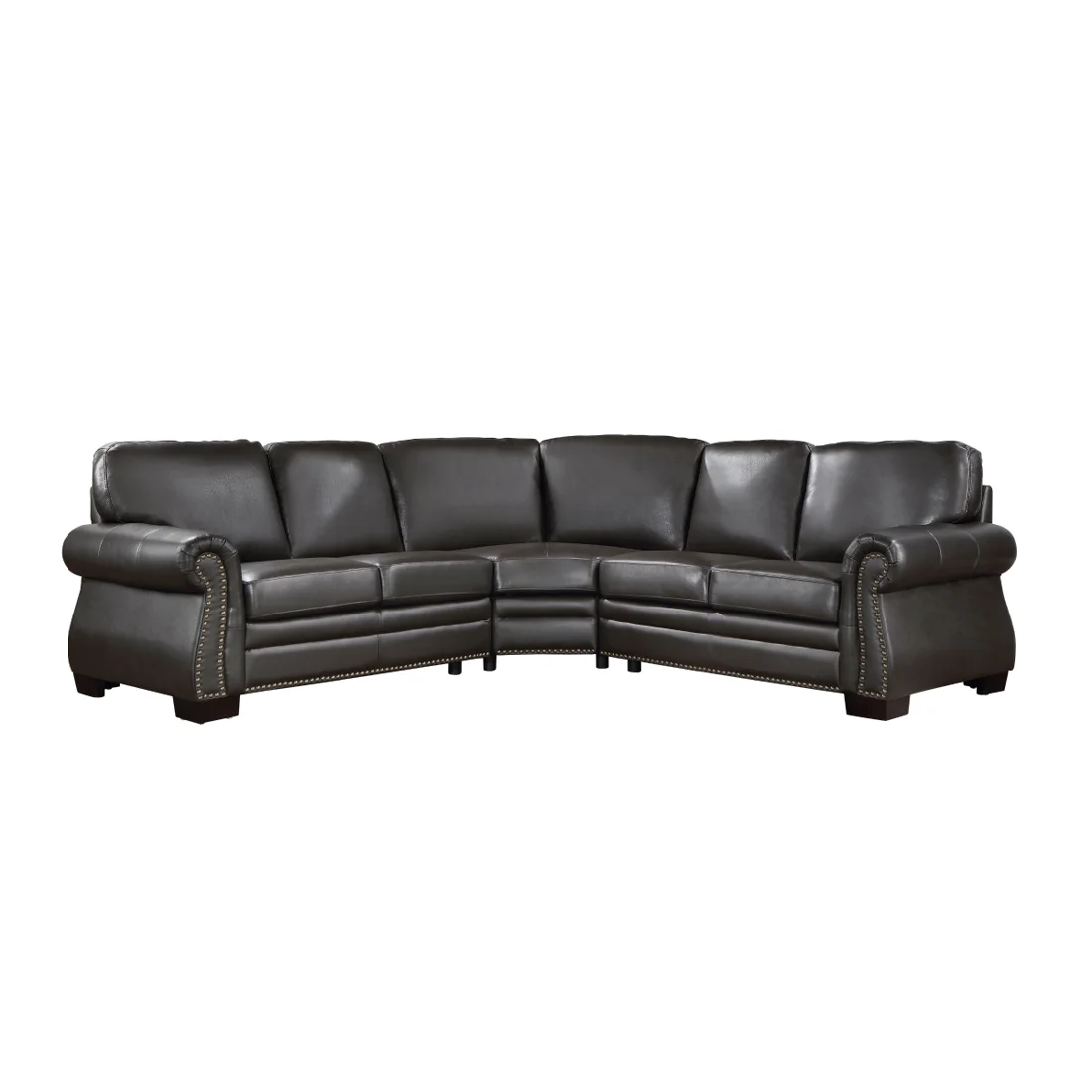 Wareham 3-Piece Sectional, Dark brown