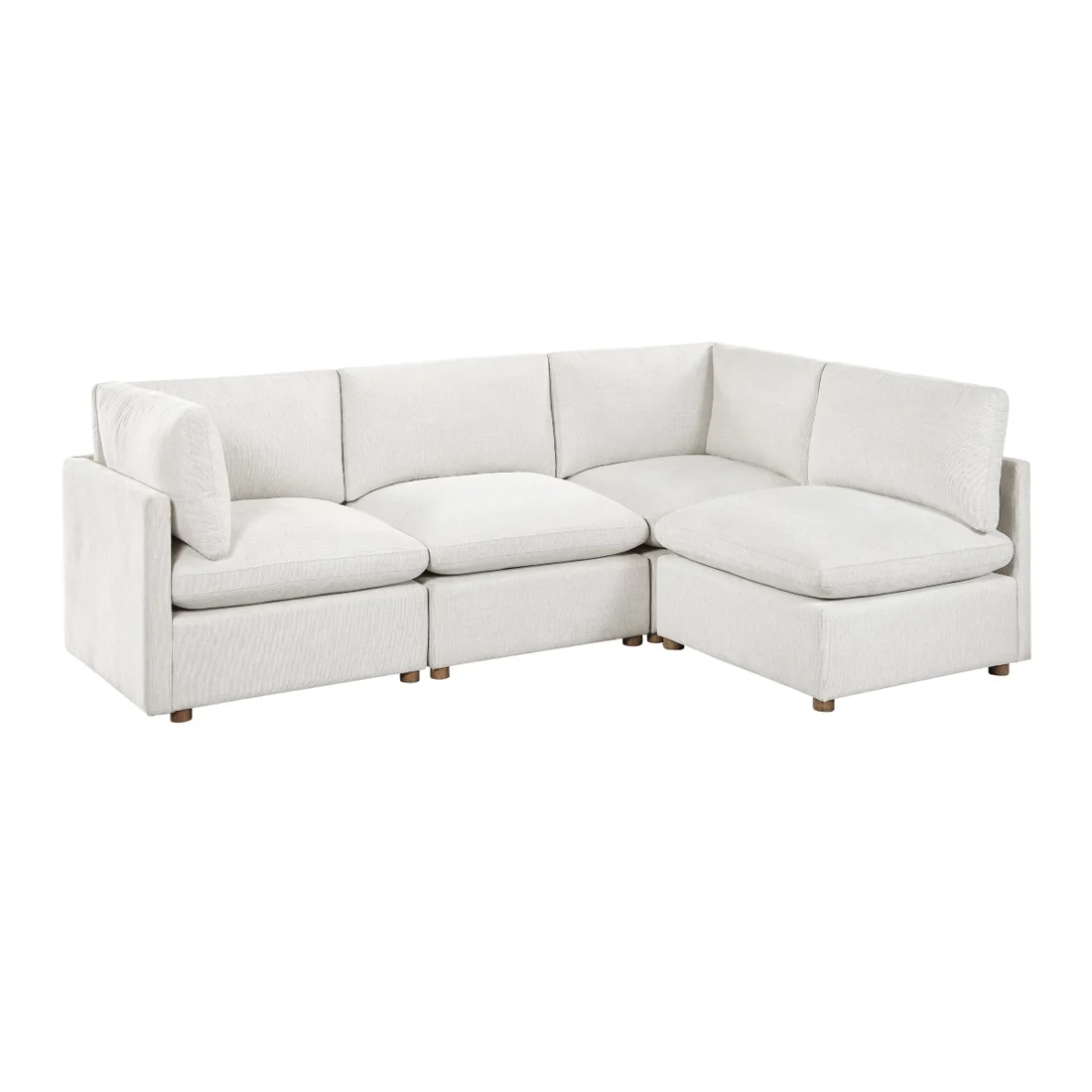 Annex 4-Piece Modular Sectional, Beige