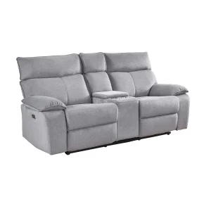 Casper Reclining Loveseat, Grey, view 1