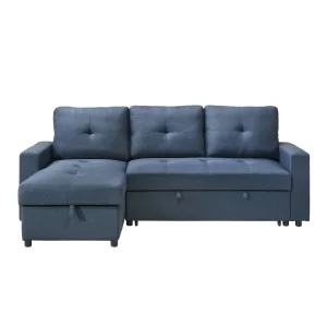 Faber 2-Piece Sleeper Sectional, Blue