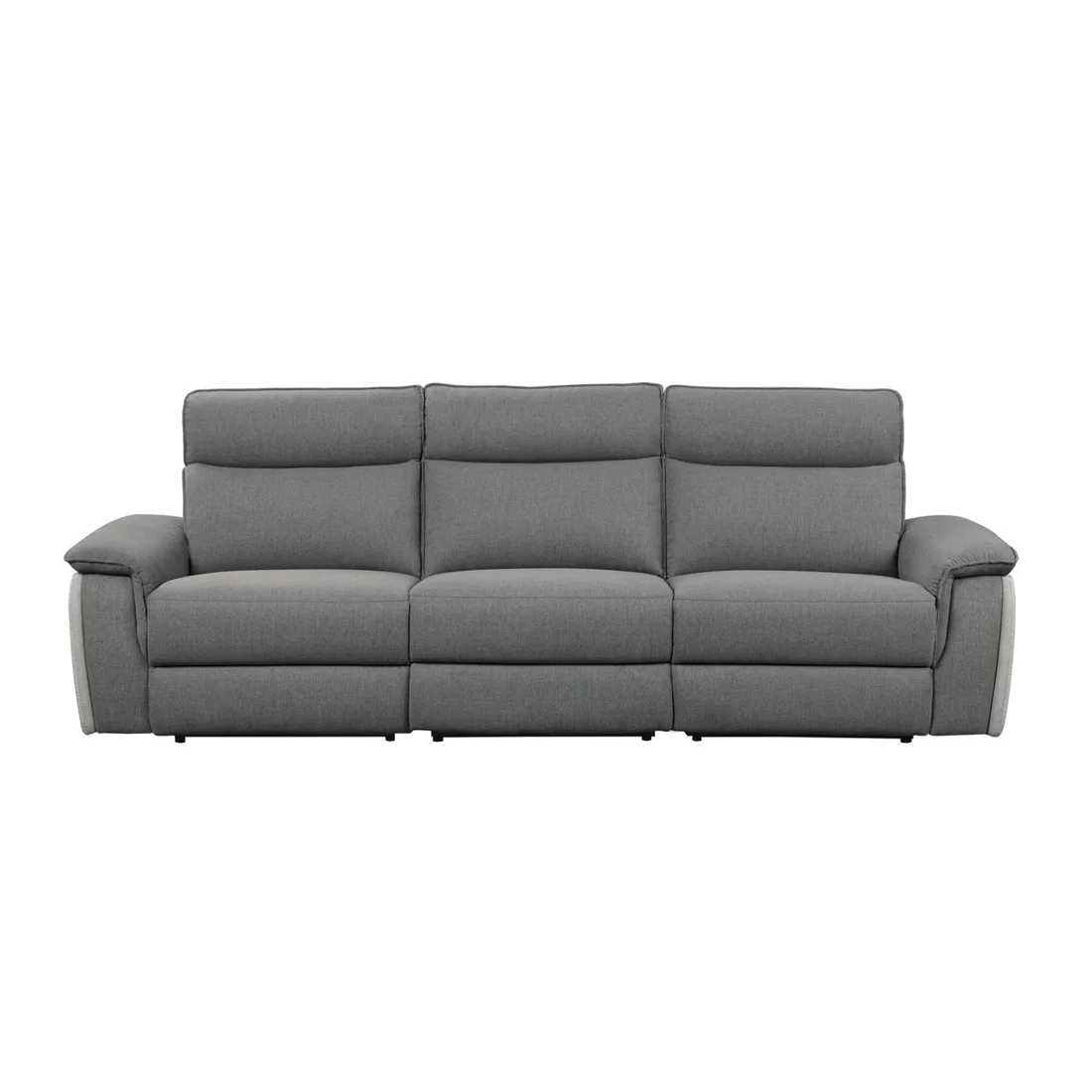 8259 Reclining Sofa, 2-tone gray