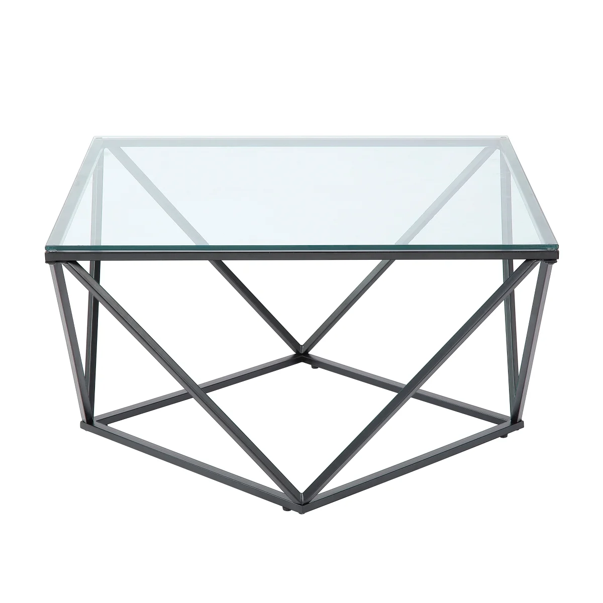Kalia Coffee Table, Metal frame in black finish