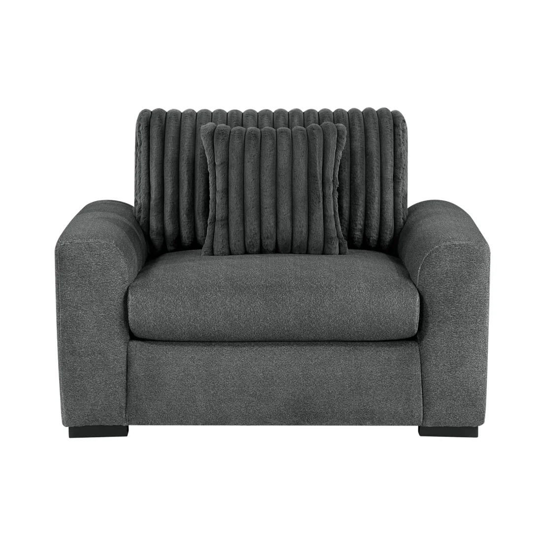 Athena Chair, Dark gray, view 1