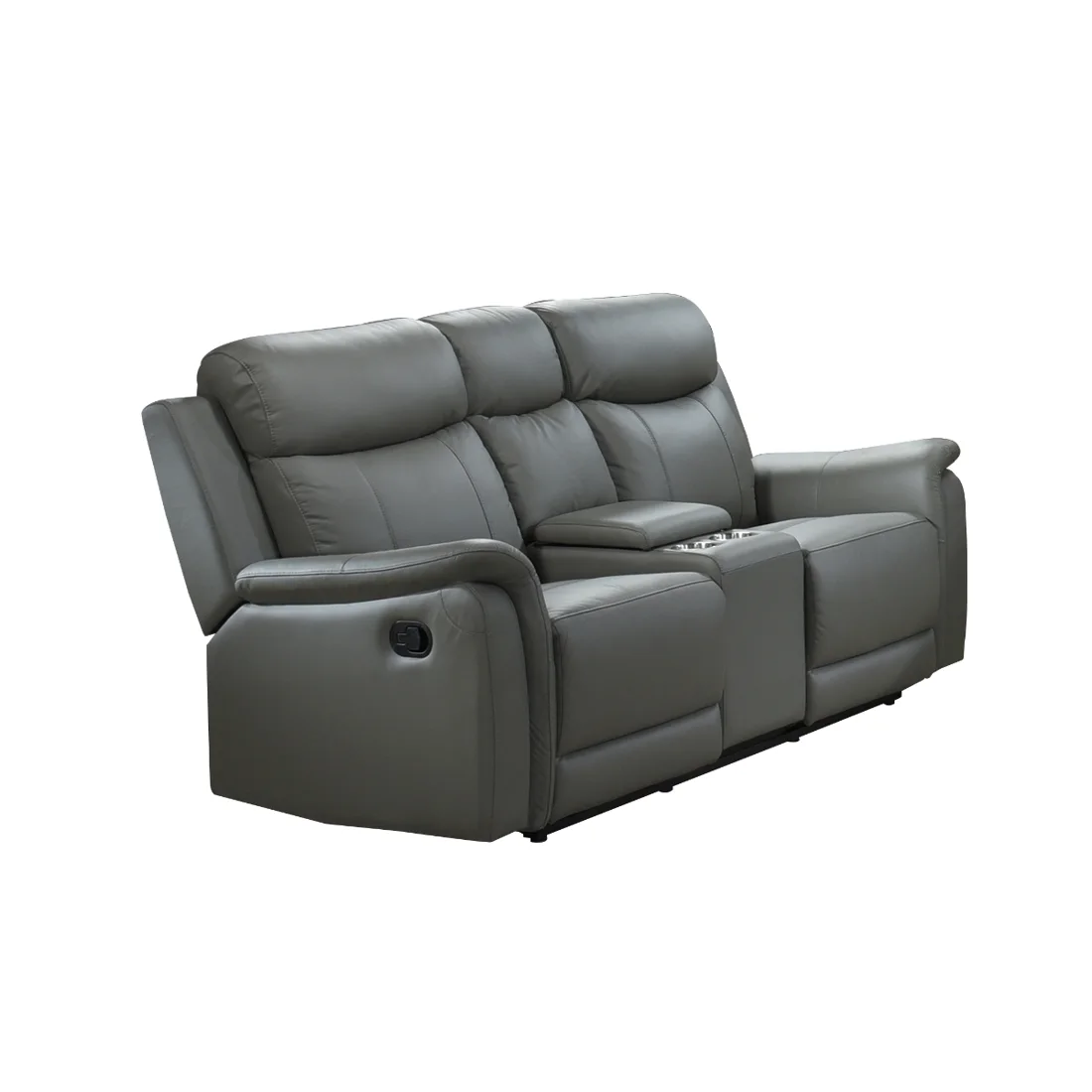 Cyrus Reclining Loveseat, Grey
