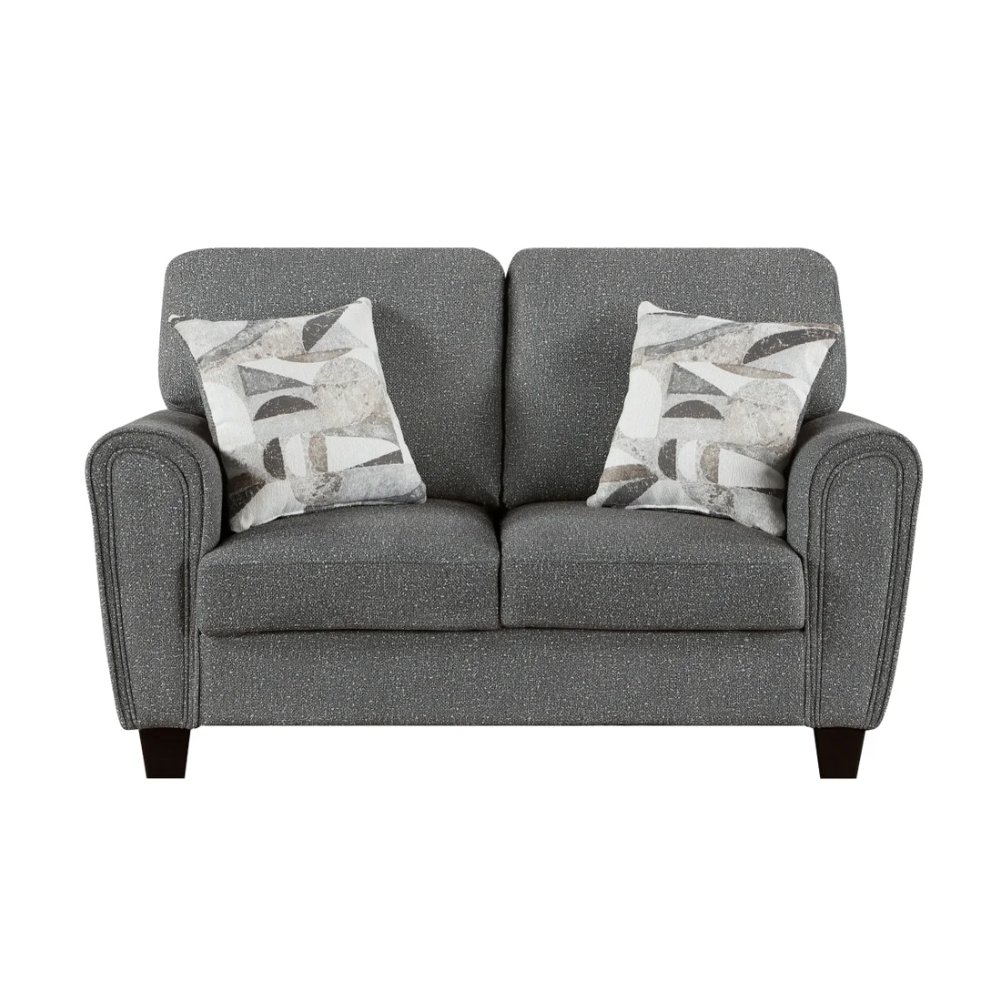Lemond Loveseat, Dark gray