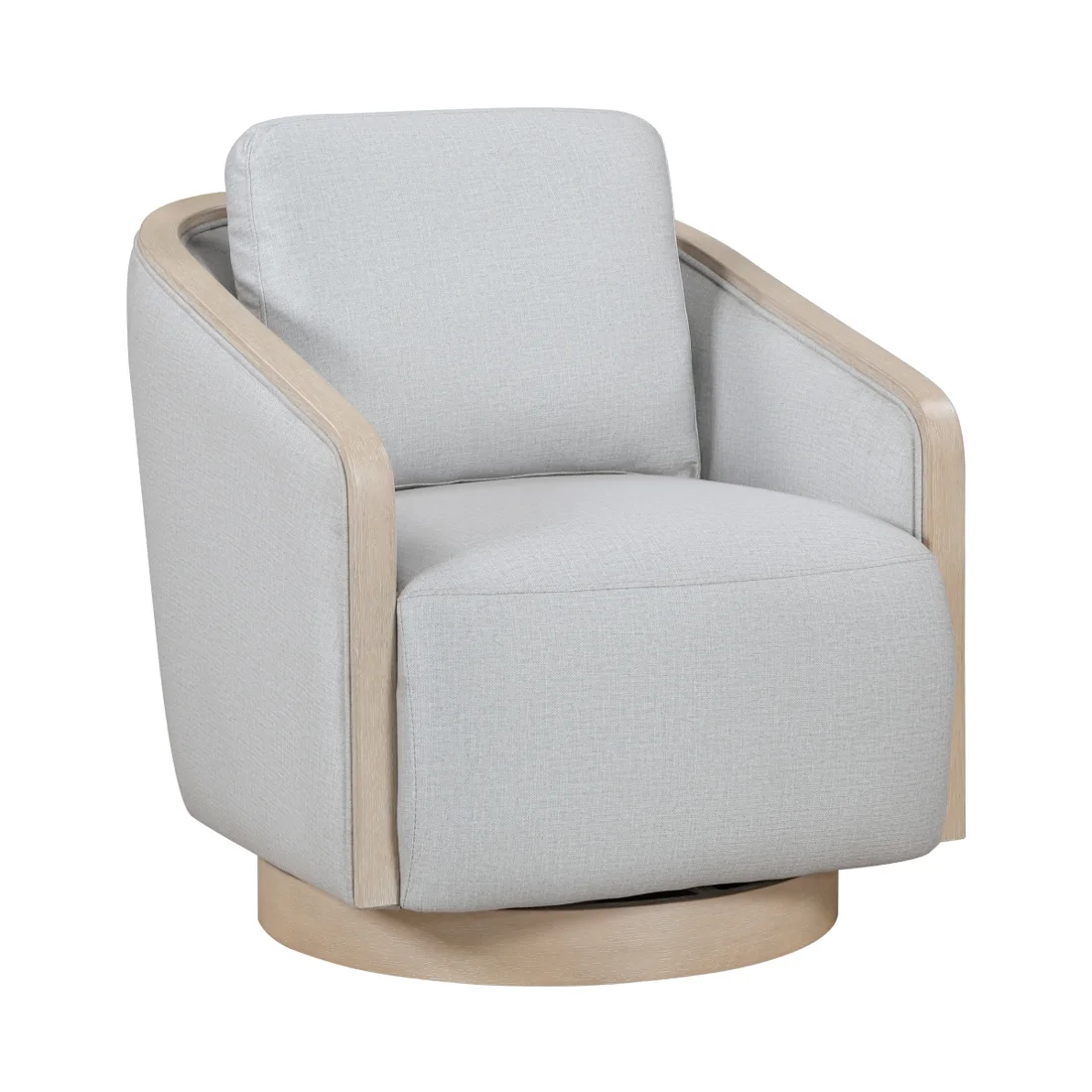Hugo Swivel Chair, Gray