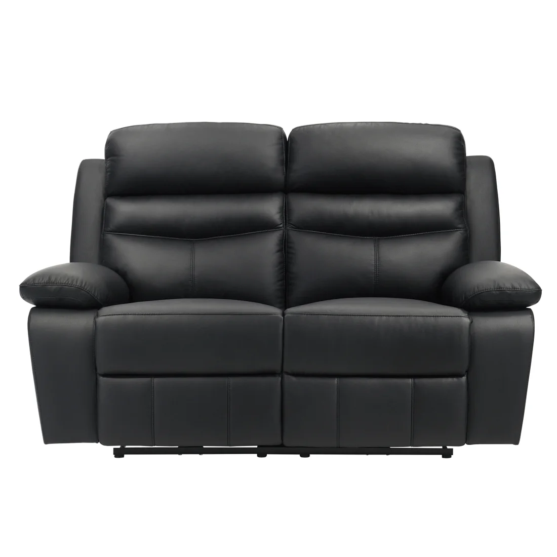 Hancock Reclining Loveseat, Black, view 1