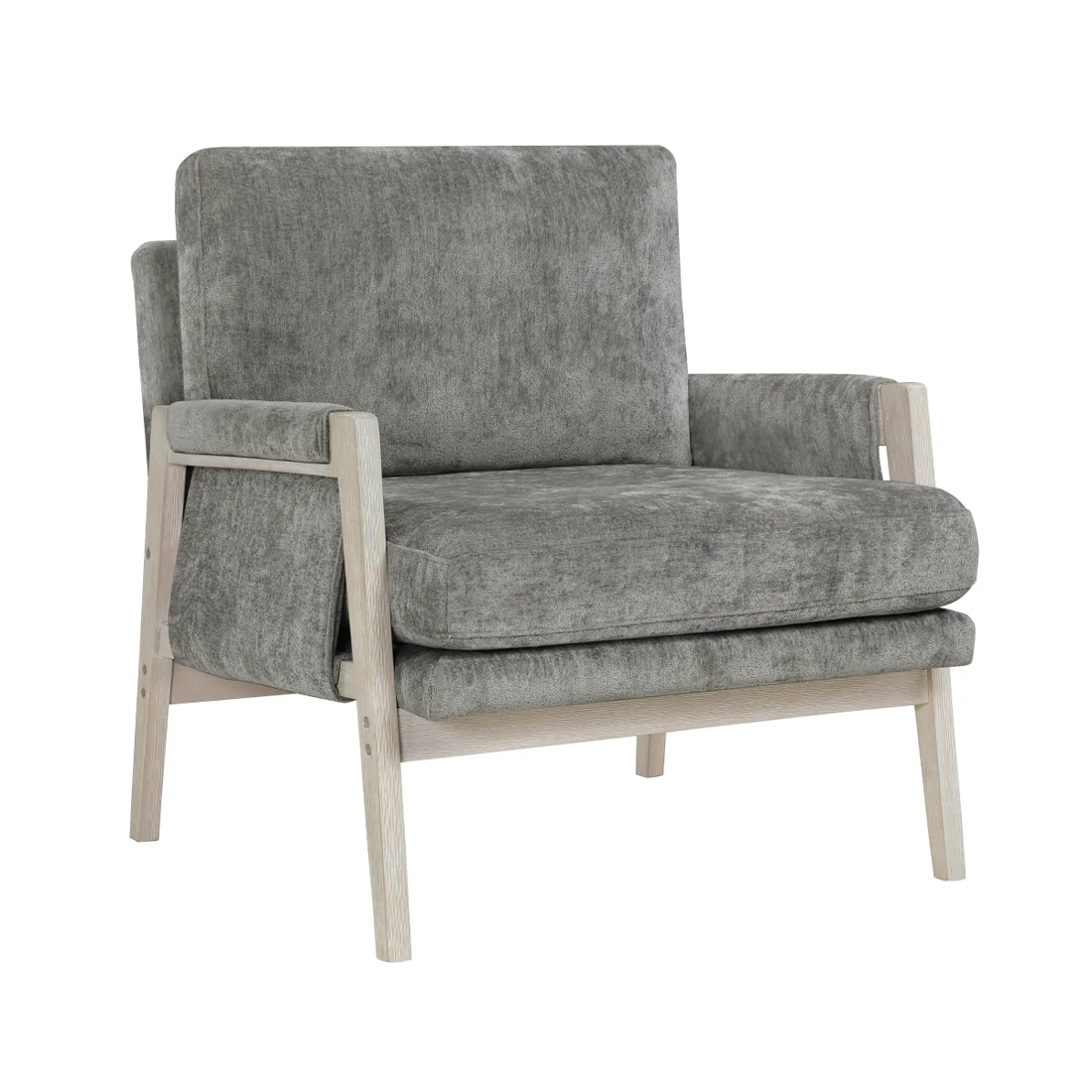 Umar Accent Chair, Brownish gray