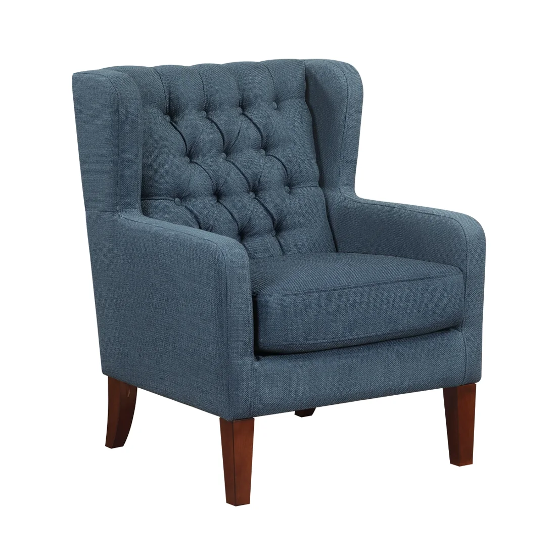 Aria Accent Chair, Blue, view 1