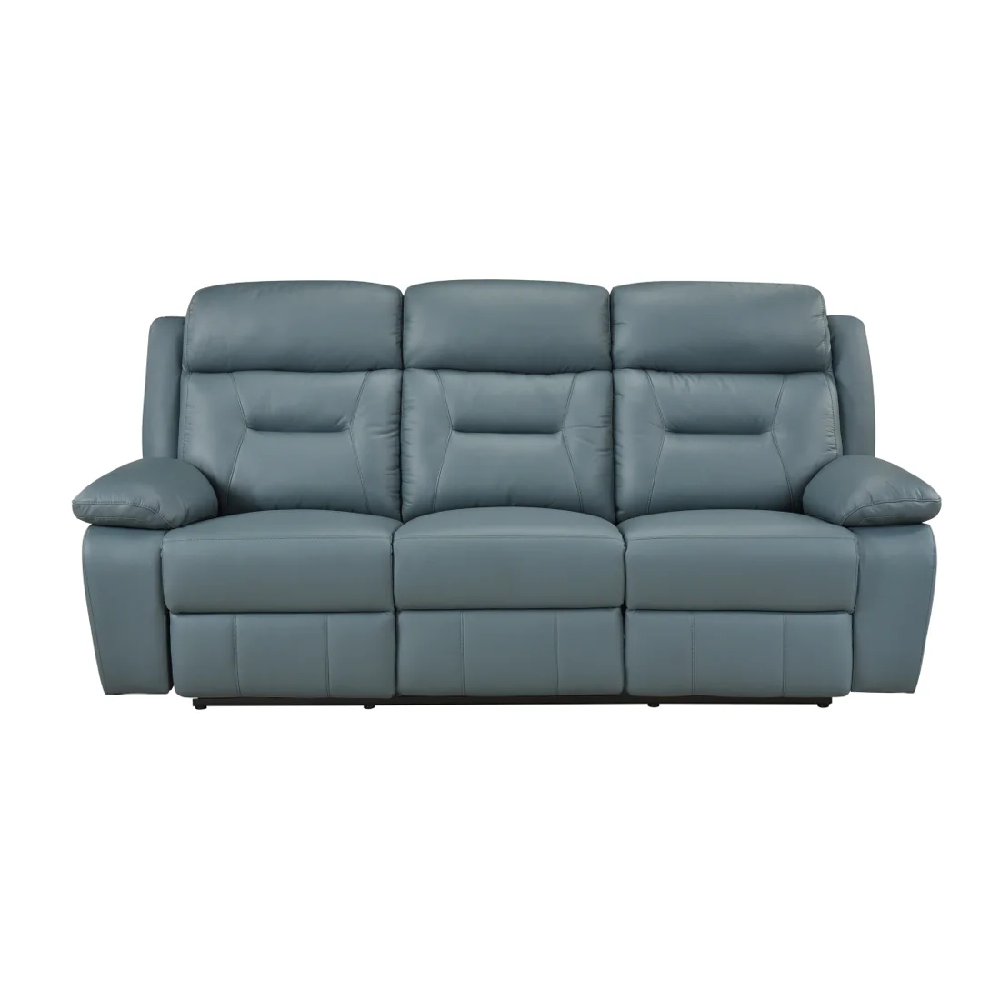 9629 Reclining Sofa, Blue-Grey, view 1