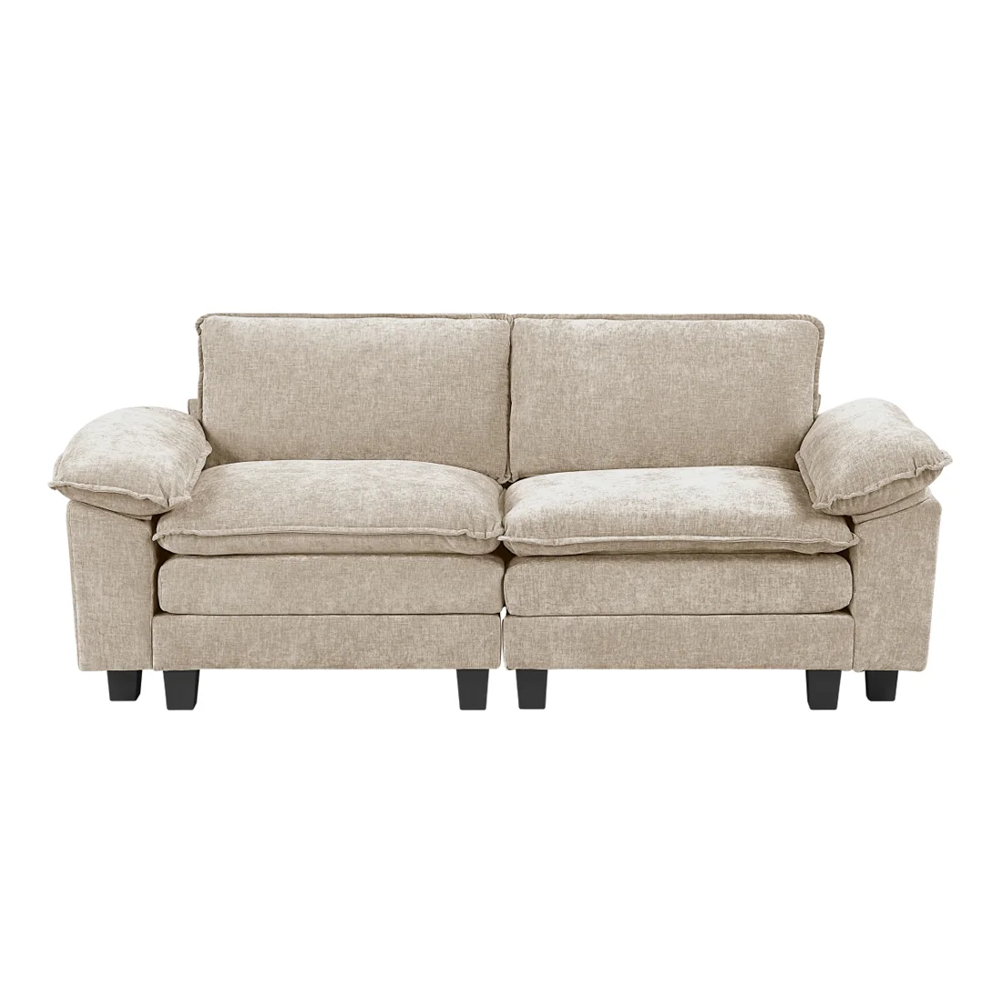 Dublin Loveseat, Taupe, view 1