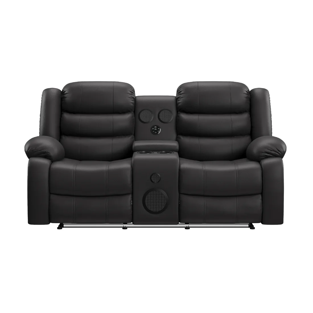 DeWolffe Reclining Loveseat, Black