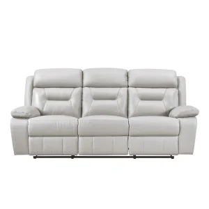 Laconia Reclining Sofa, Silver, view 1