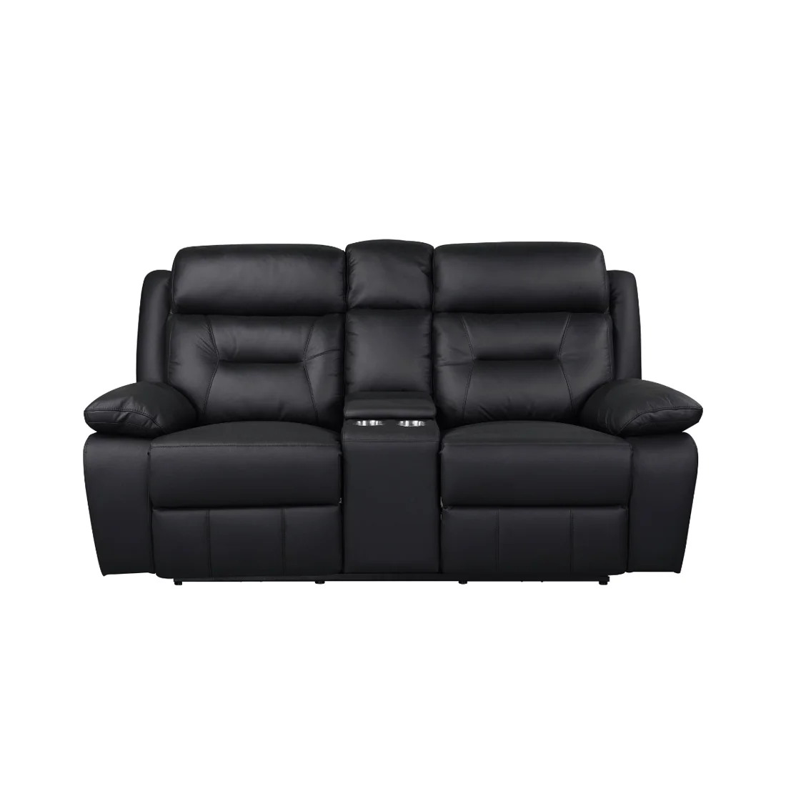 9629 Reclining Loveseat, Black, view 1