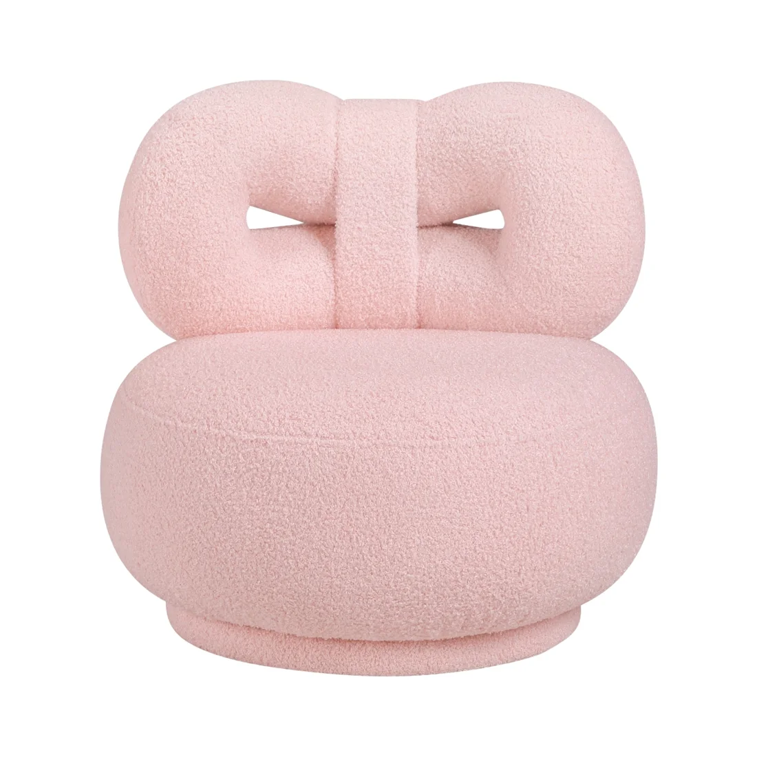 Mallow Mini Kid's Swivel Chair, Pink, view 1