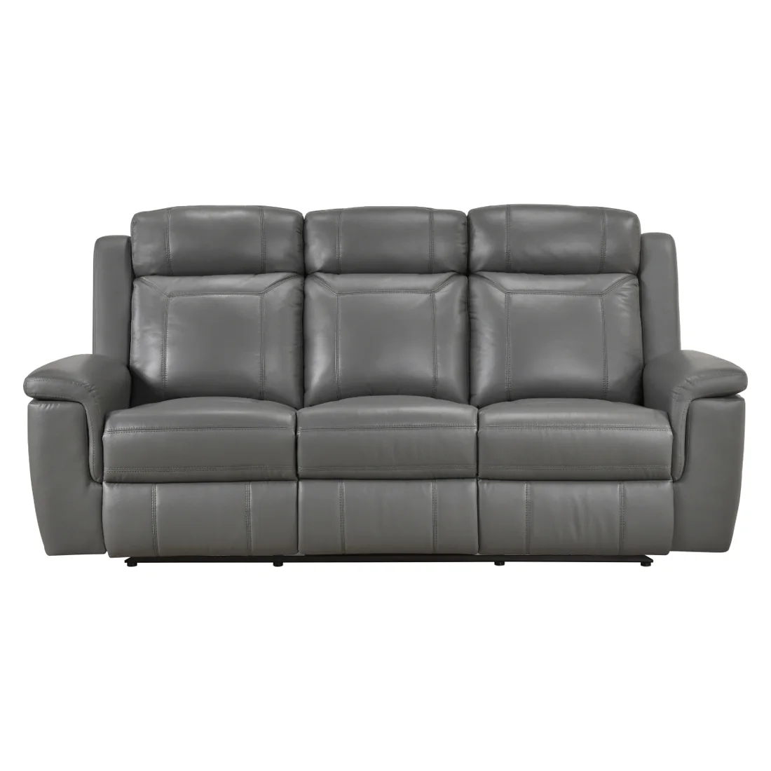 Nest Reclining Sofa, Dark gray, view 1