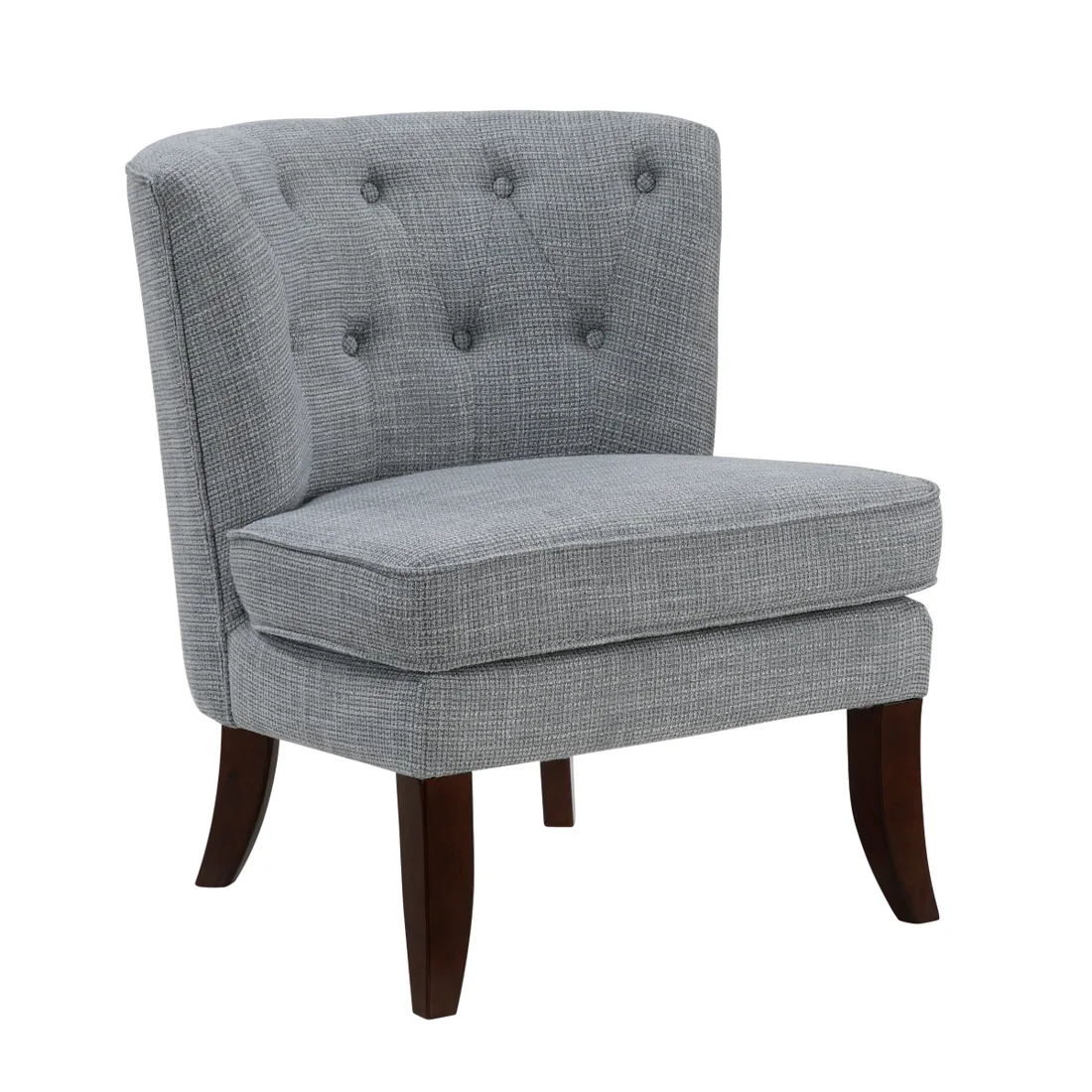 Melrose Accent Chair, Dark gray, view 1