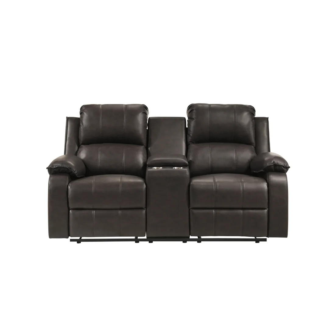 Mercer Reclining Loveseat, Brown, view 1