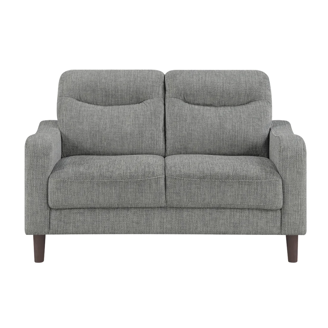 Linden Loveseat, Gray, view 1