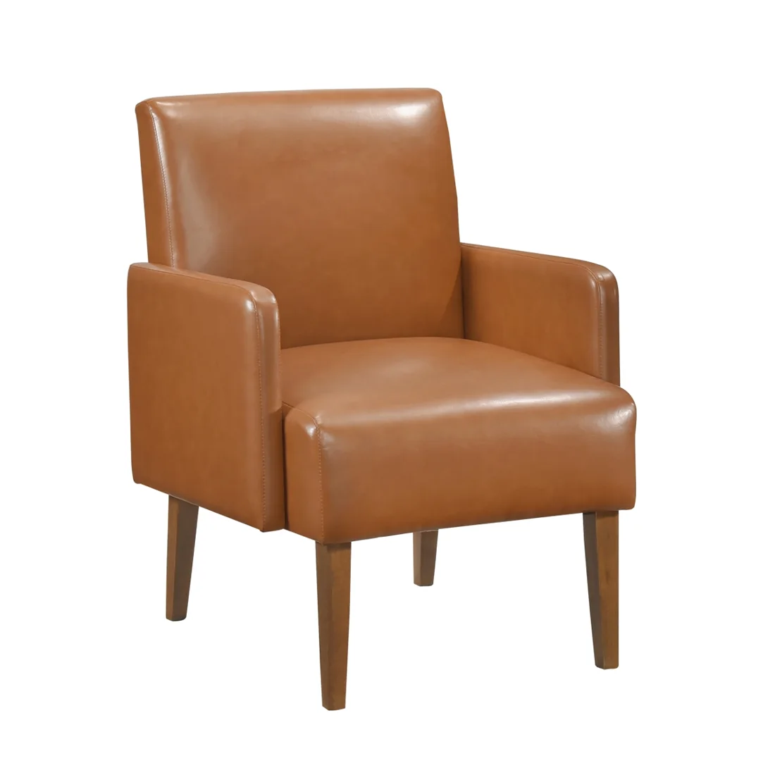 Piers Accent Chair, Matt brown
