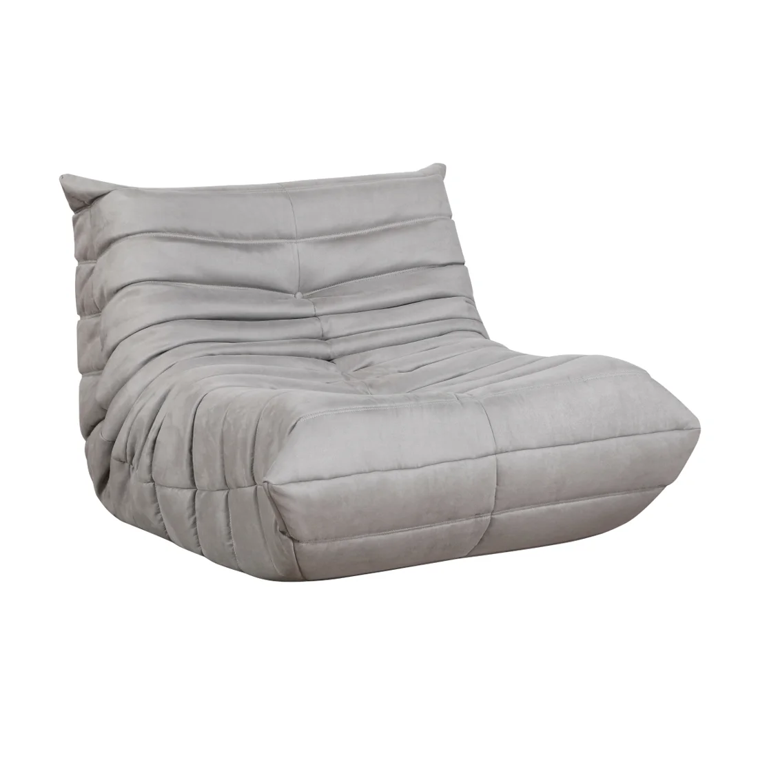 Seven Accent Chair (no Wooden Frame), Gray, view 1