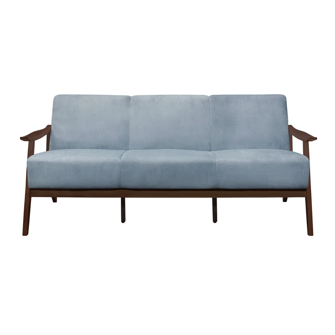 Carlson Sofa, Blue gray