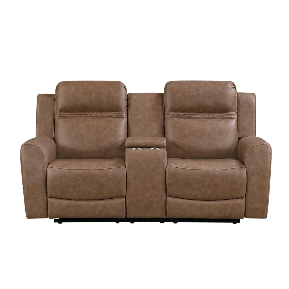 Hearth Reclining Loveseat, Brown