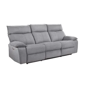 Casper Reclining Sofa, Grey, view 1