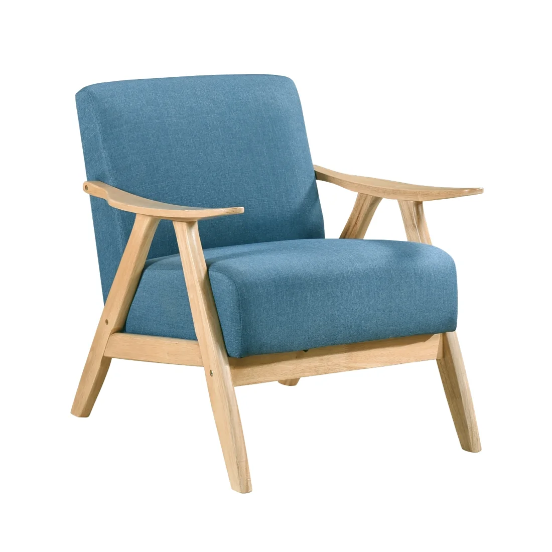 Damala Accent Chair, Blue, view 1