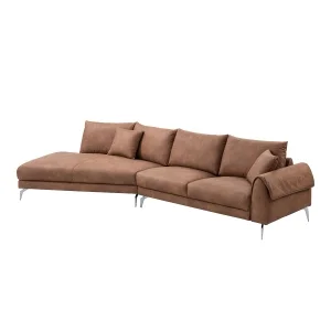 Citrine 2-Piece Sectional, Brown