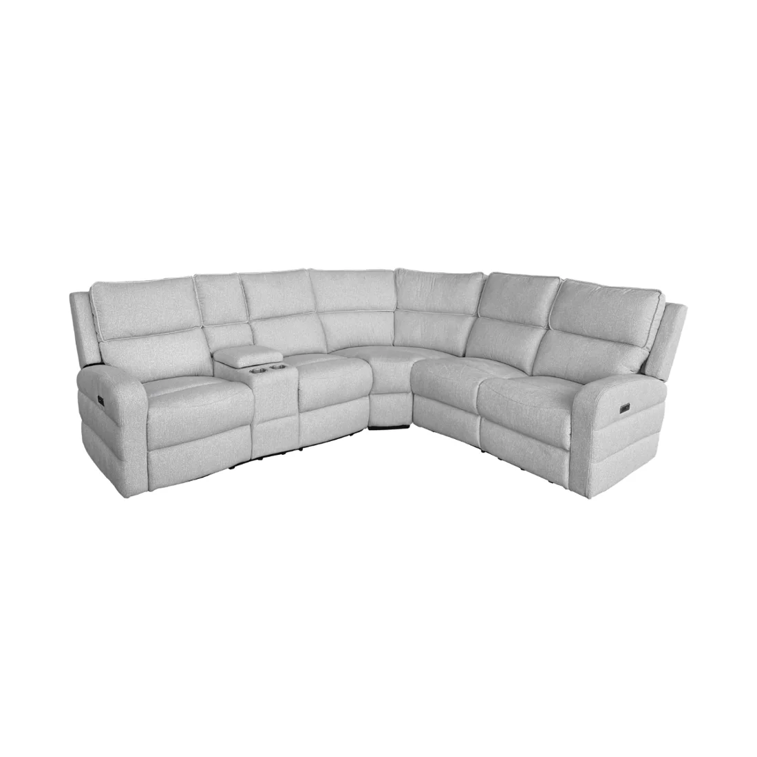 Thorne II 3-Piece Sectional, Light Grey