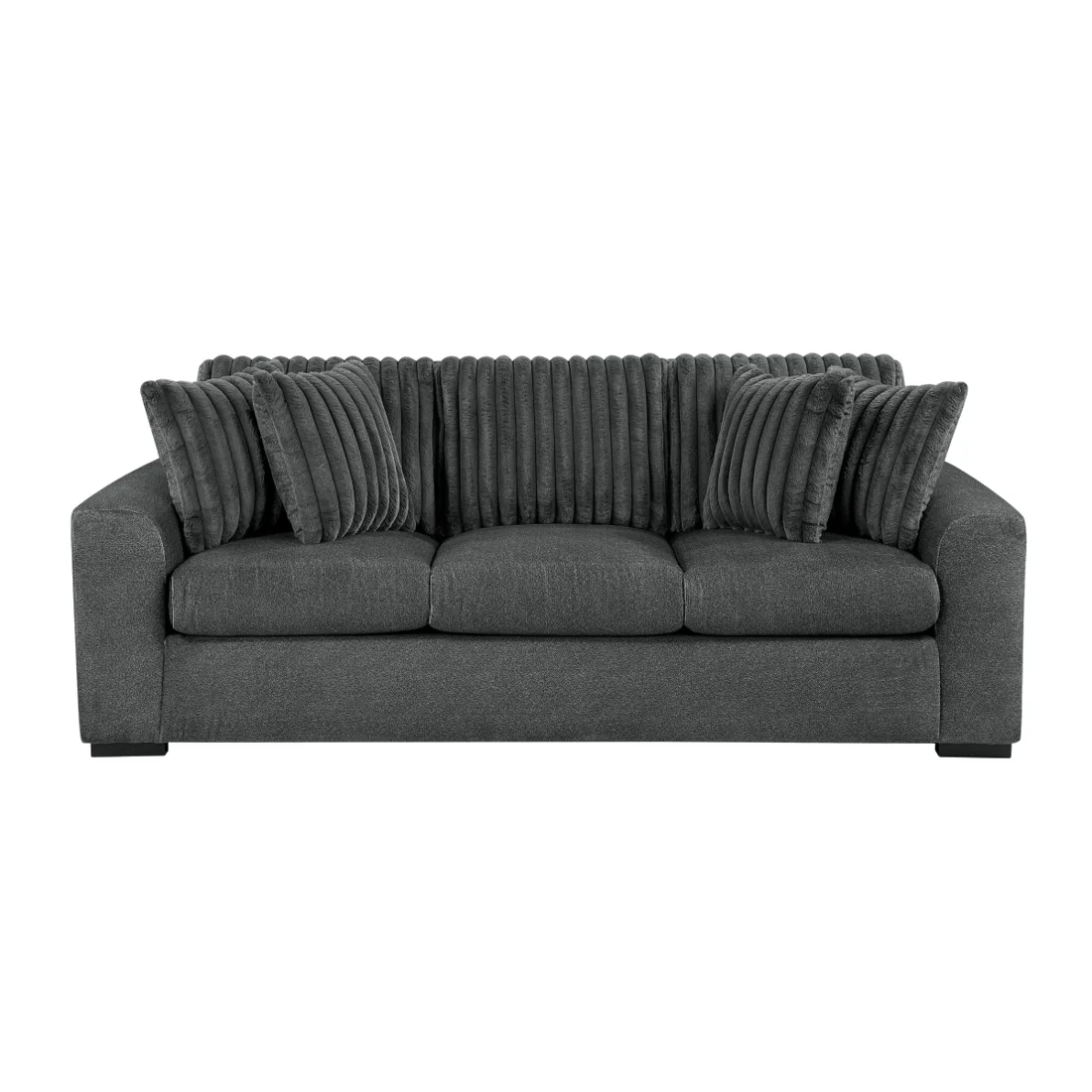 Athena Sofa, Dark gray, view 1