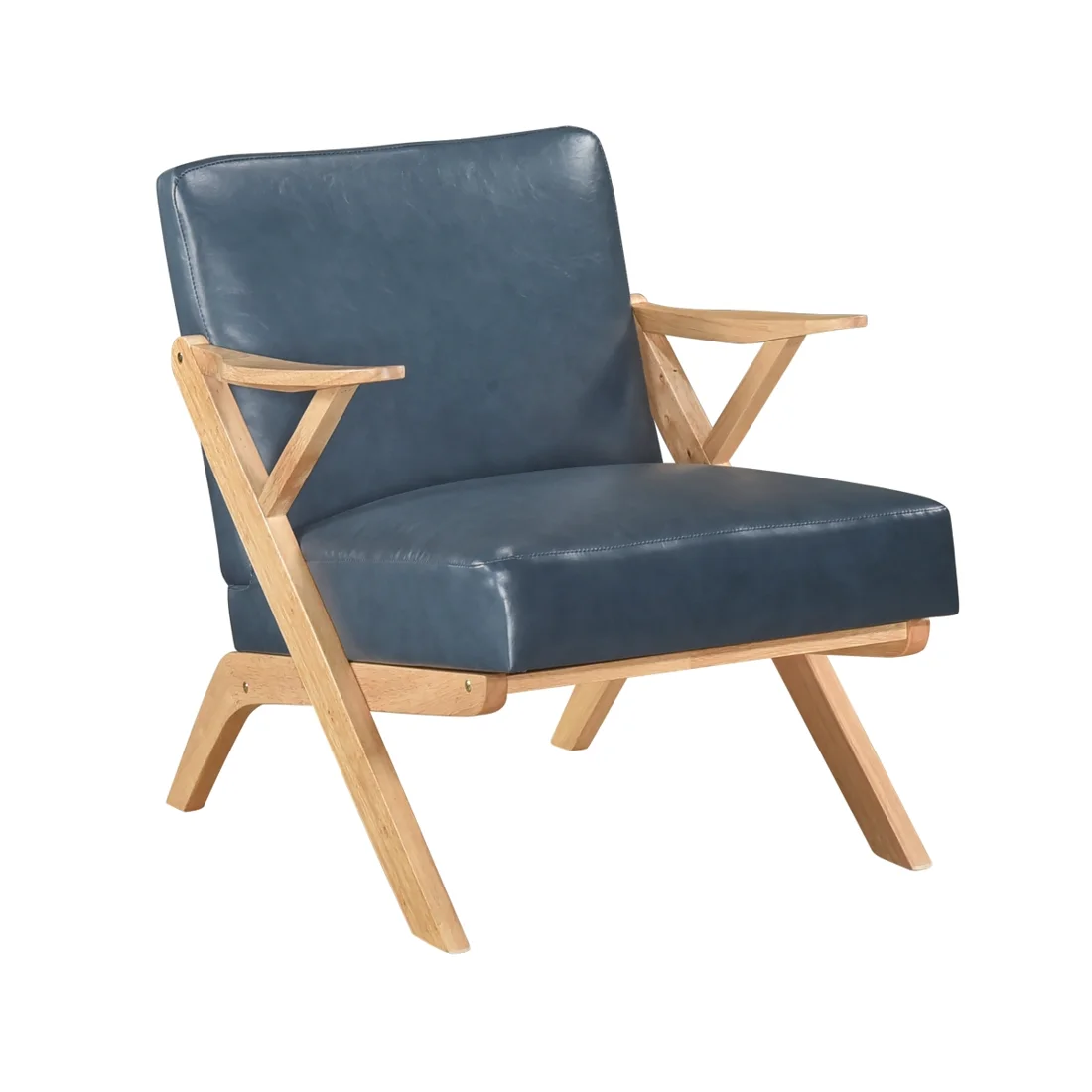 Gideon Accent Chair, Blue, view 1