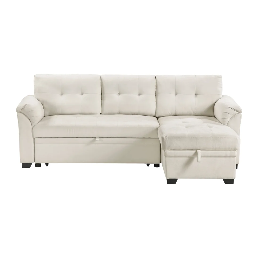 Elara 2-Piece Sleeper Sectional, Beige
