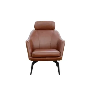 Olinda & Nino Accent Chair, Chocolate Brown