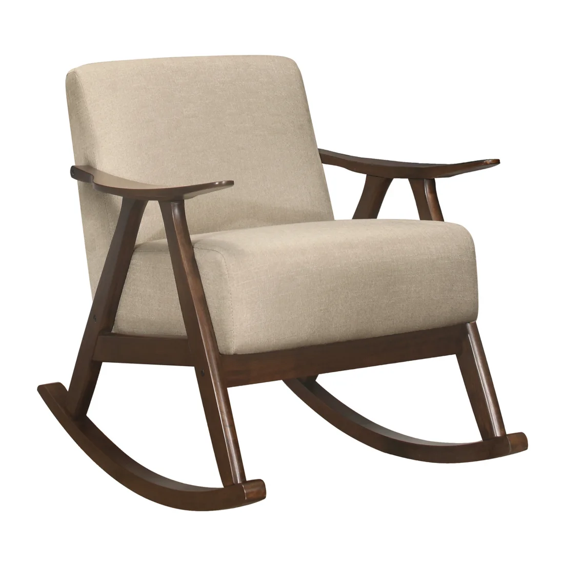 Waithe Rocking Chair, Light brown