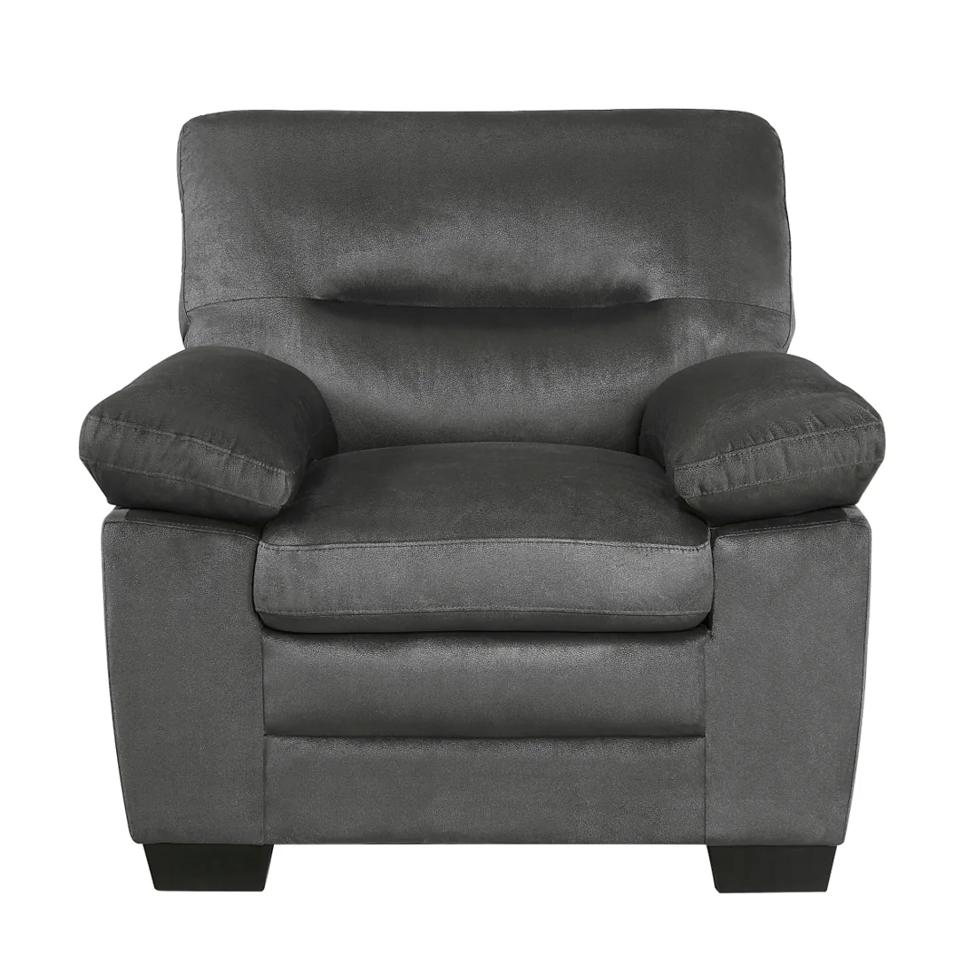 Keighly Chair, Dark gray, view 1
