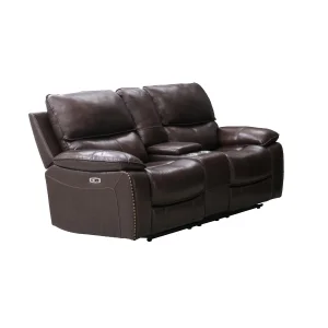 Gilbert Reclining Loveseat, Brown