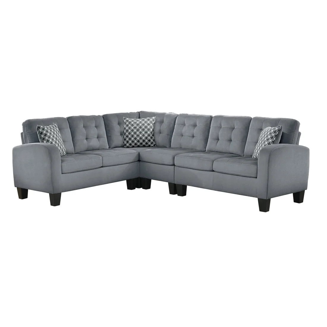 Sinclair 2-Piece Sectional, Gray, view 1