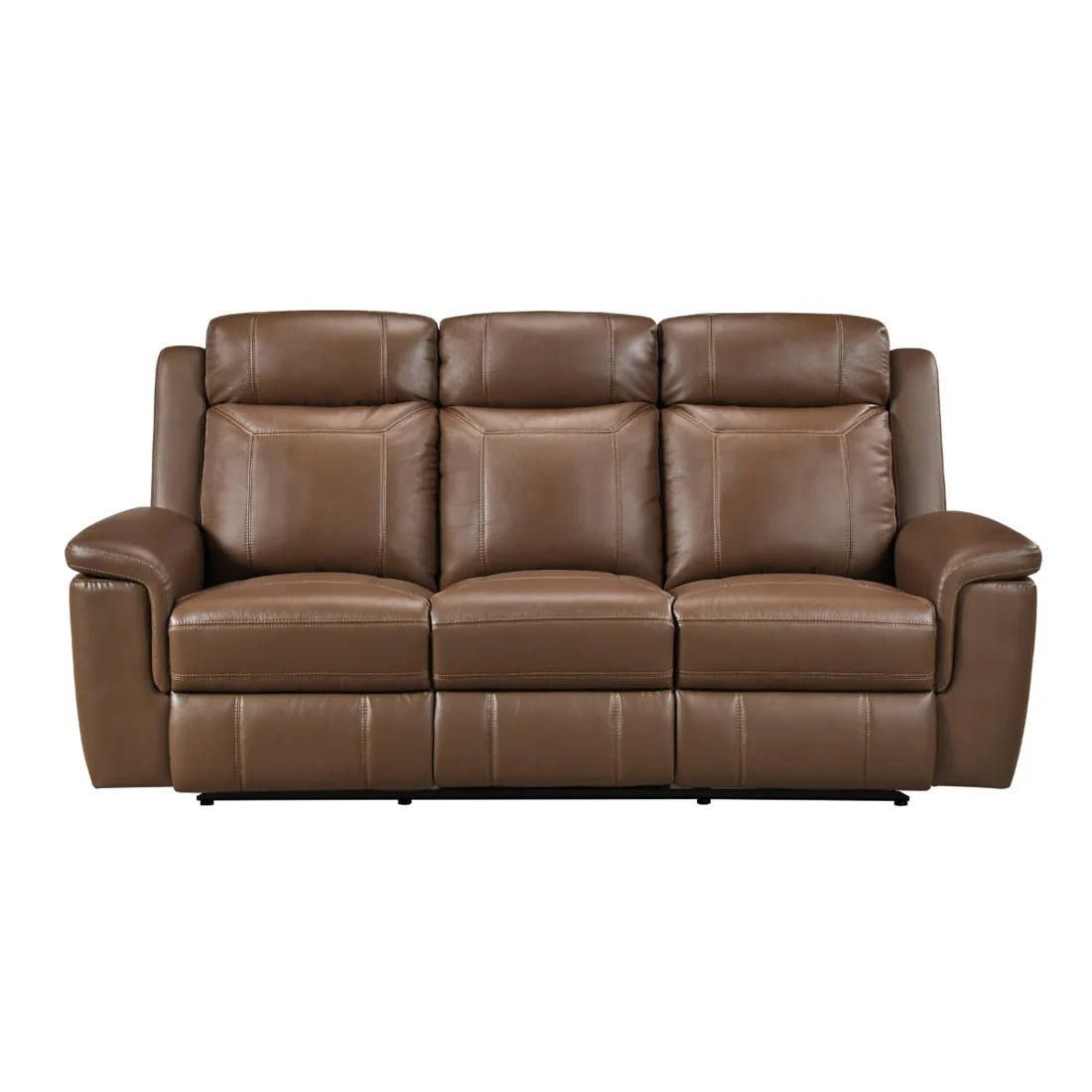 Nest Reclining Sofa, Toffee Brown, view 1