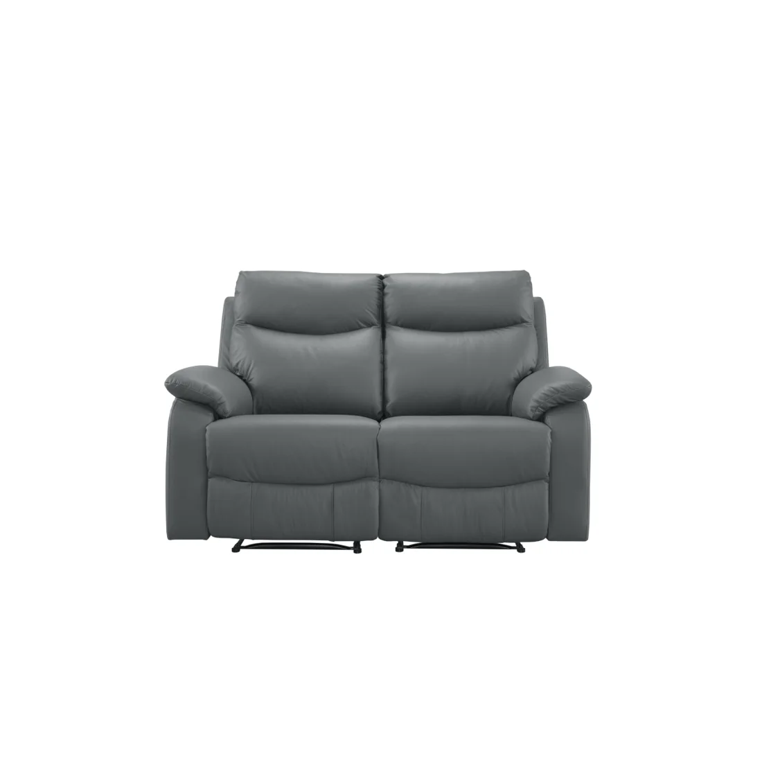 Wembley 2-Piece Reclining Loveseat, Dark Grey, view 1