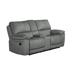 Russka Reclining Loveseat, Grey