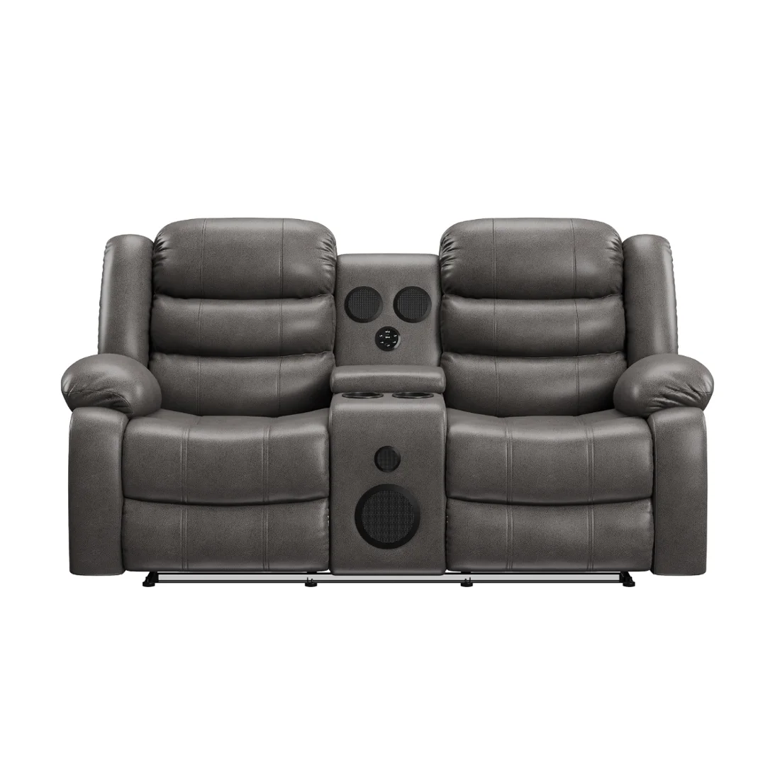 DeWolffe Reclining Loveseat, Grey, view 1