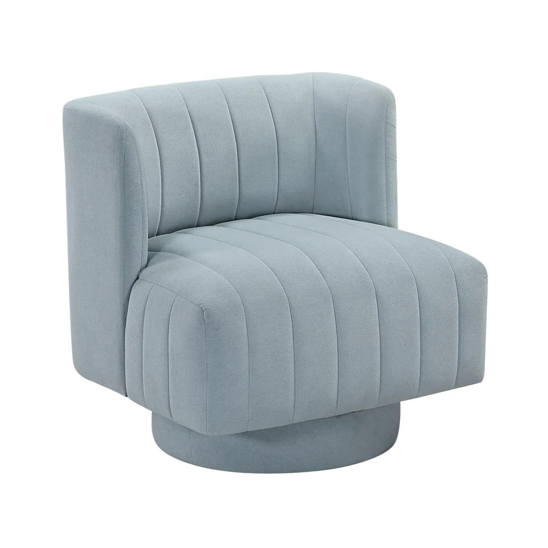 Joyce Swivel Chair, Aqua blue