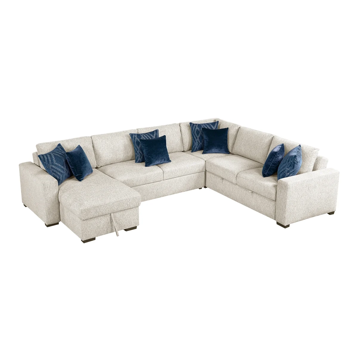 Isla 4-Piece Sectional, Beige