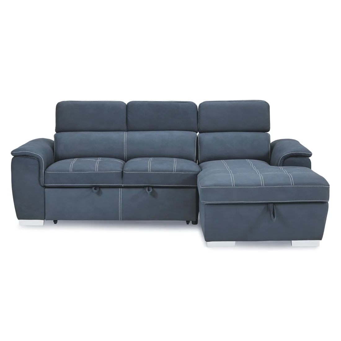Ferriday 2-Piece Sleeper Sectional, Blue