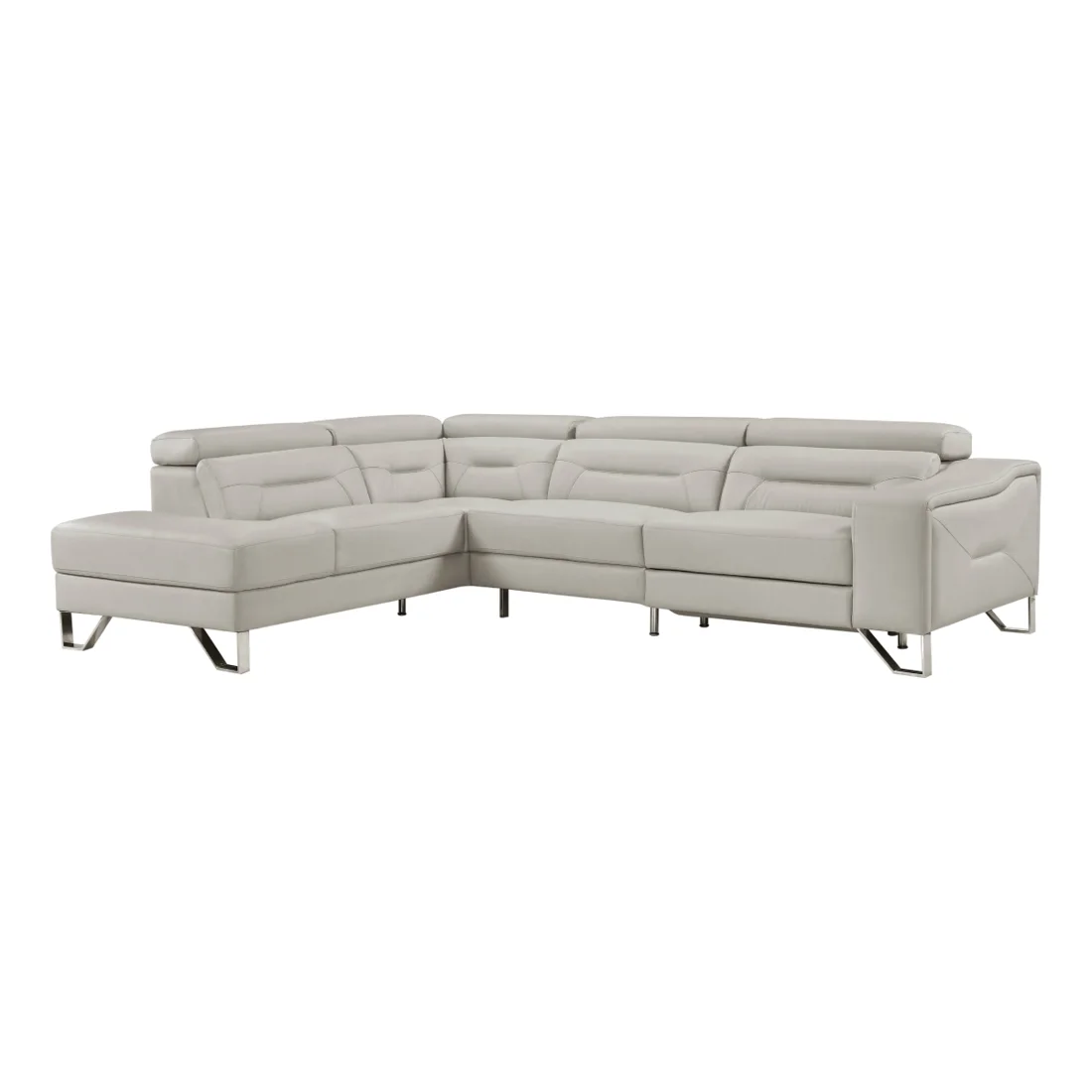 Ventura 2-Piece Sectional, Light gray