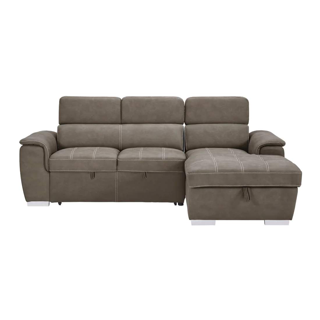 Ferriday 2-Piece Sleeper Sectional, Taupe, view 1