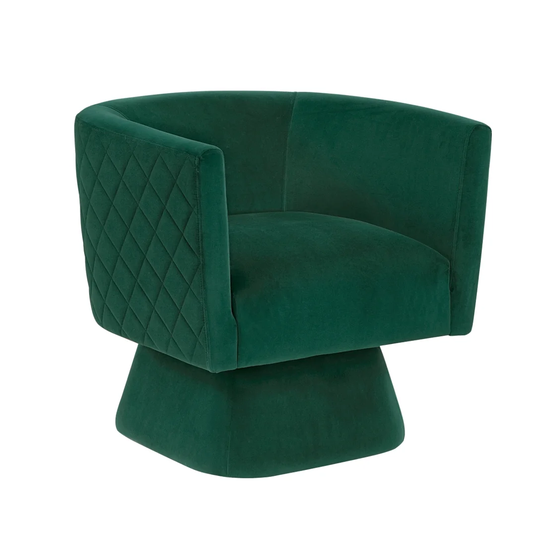 Candace Swivel Chair, Green